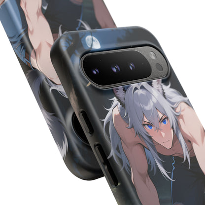 Luca Moonlit Werewolf Tough Phone Case — Anime Wolfman Cover (iPhone, Samsung Galaxy & Google Pixel) | Yaoi Monsters