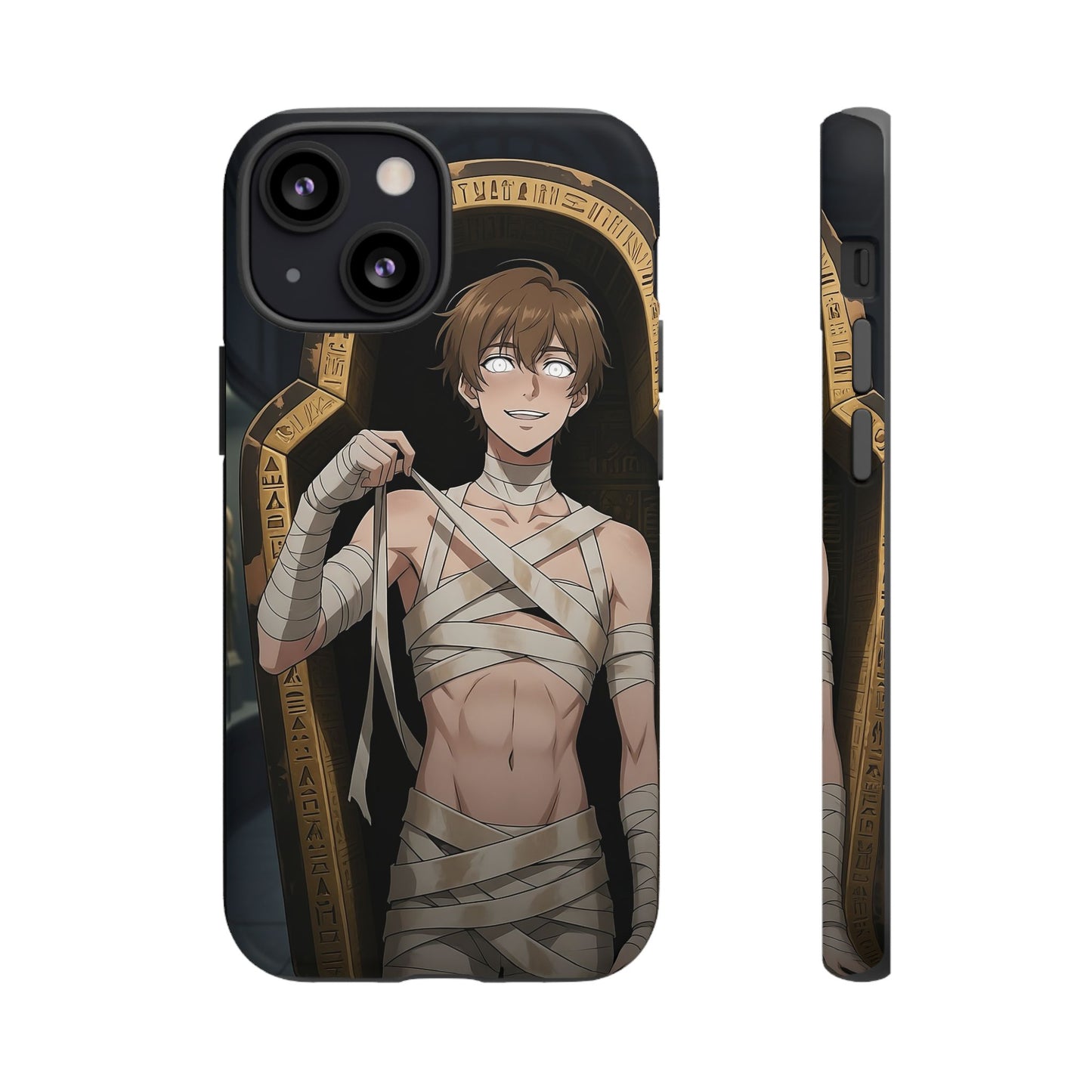 Imhotep Mummy Phone Case – iPhone, Samsung Galaxy & Google Pixel | 3D Wrap Gothic Anime Cover | Yaoi Monsters