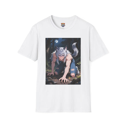 Luca Moonlit Werewolf Unisex T-Shirt — Anime Wolfman Graphic Tee | Yaoi Monsters