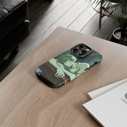 Electric Stare Frankenstein Phone Case — Anime Adam Cover (iPhone, Samsung & Pixel) | Yaoi Monsters