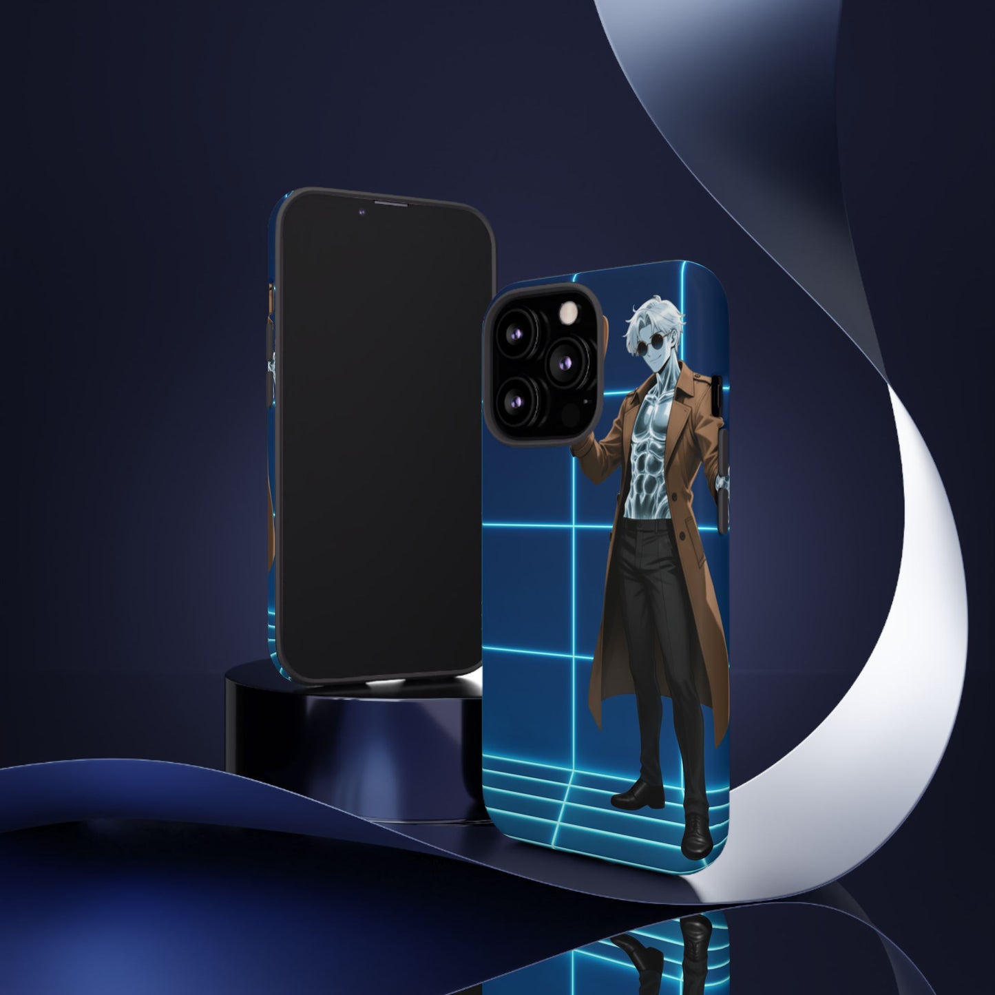 Theodore Marvel Invisible Man Anime Phone Case – iPhone, Samsung & Google Pixel (3D Wrap, Shock-Absorbing) | Yaoi Monsters