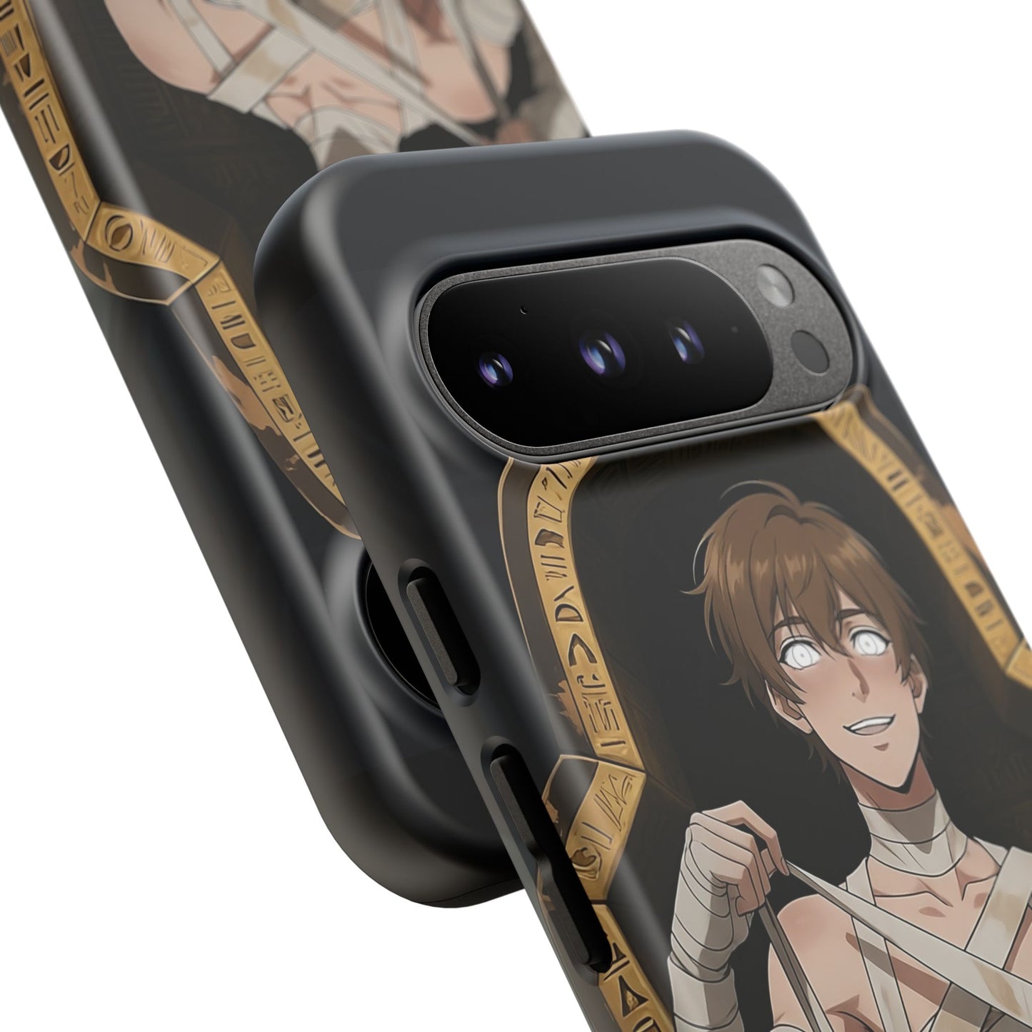 Imhotep Mummy Phone Case – iPhone, Samsung Galaxy & Google Pixel | 3D Wrap Gothic Anime Cover | Yaoi Monsters