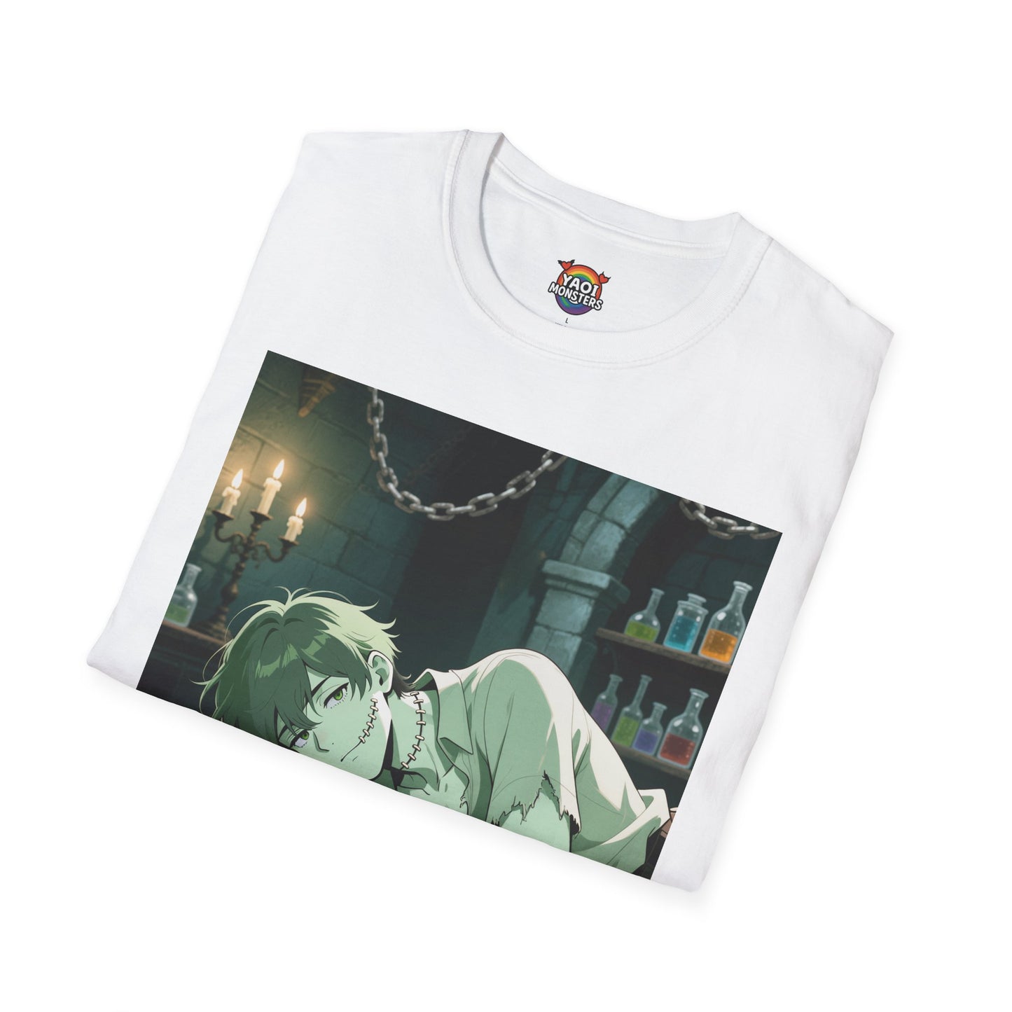 Adam Frankenstein Unisex T-Shirt — Gothic Monster Anime Tee | Yaoi Monsters