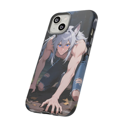 Luca Moonlit Werewolf Tough Phone Case — Anime Wolfman Cover (iPhone, Samsung Galaxy & Google Pixel) | Yaoi Monsters