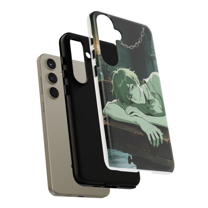 Electric Stare Frankenstein Phone Case — Anime Adam Cover (iPhone, Samsung & Pixel) | Yaoi Monsters
