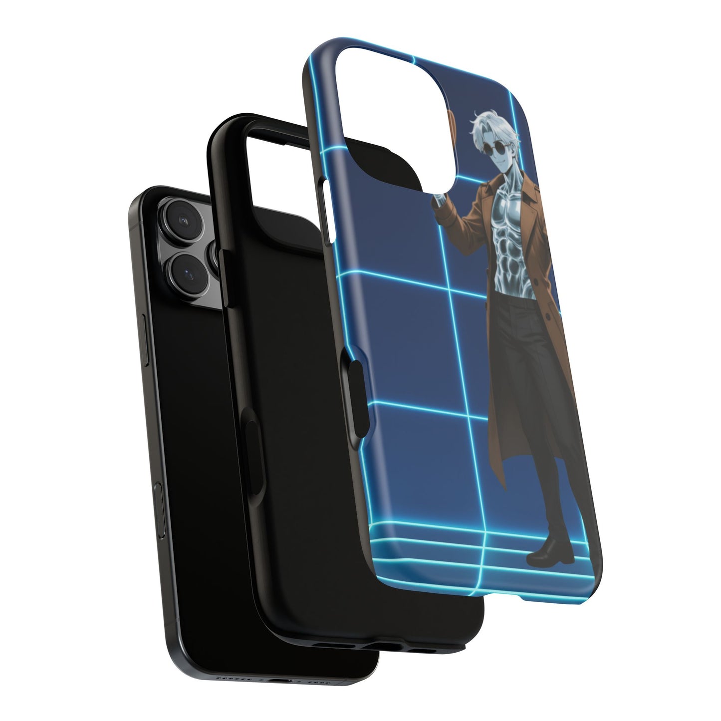 Theodore Marvel Invisible Man Anime Phone Case – iPhone, Samsung & Google Pixel (3D Wrap, Shock-Absorbing) | Yaoi Monsters