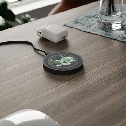 Adam “Lightning Eyes” Frankenstein Wireless Charger — Qi Fast Charge Pad | Yaoi Monsters