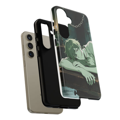 Electric Stare Frankenstein Phone Case — Anime Adam Cover (iPhone, Samsung & Pixel) | Yaoi Monsters