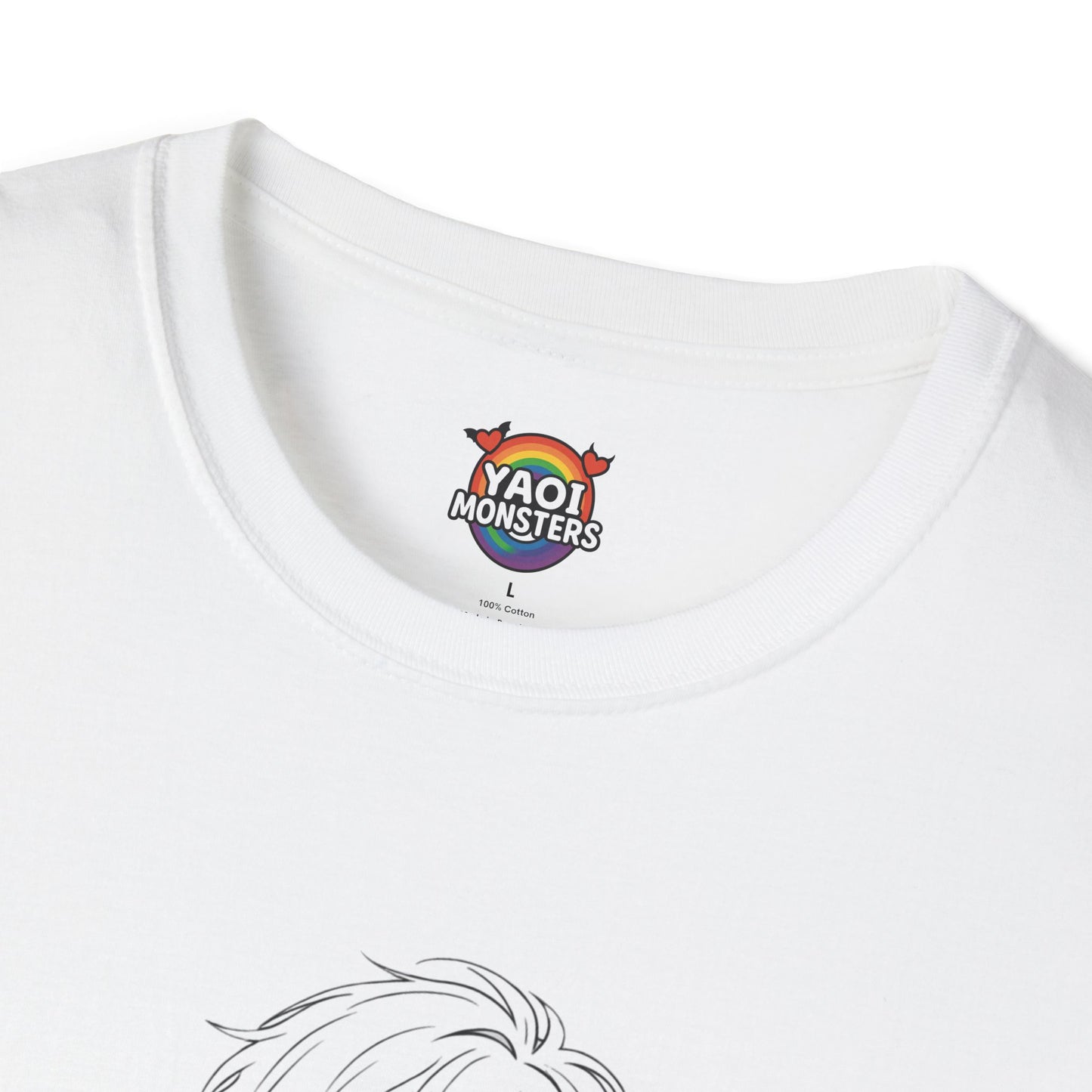 Imhotep “Wrapped & Ready” Line Art Tee — Gothic Anime Monster Streetwear | Yaoi Monsters