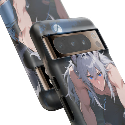 Luca Moonlit Werewolf Tough Phone Case — Anime Wolfman Cover (iPhone, Samsung Galaxy & Google Pixel) | Yaoi Monsters