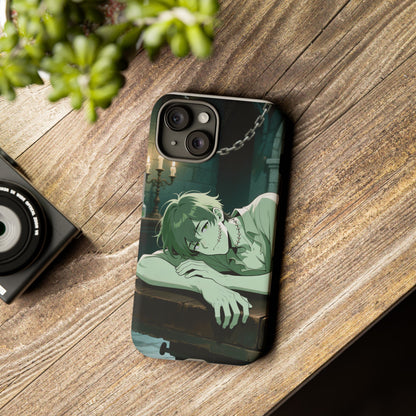 Electric Stare Frankenstein Phone Case — Anime Adam Cover (iPhone, Samsung & Pixel) | Yaoi Monsters