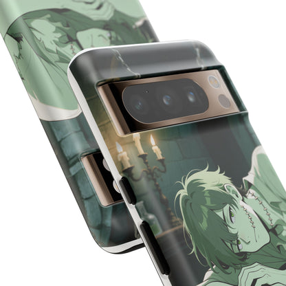 Electric Stare Frankenstein Phone Case — Anime Adam Cover (iPhone, Samsung & Pixel) | Yaoi Monsters