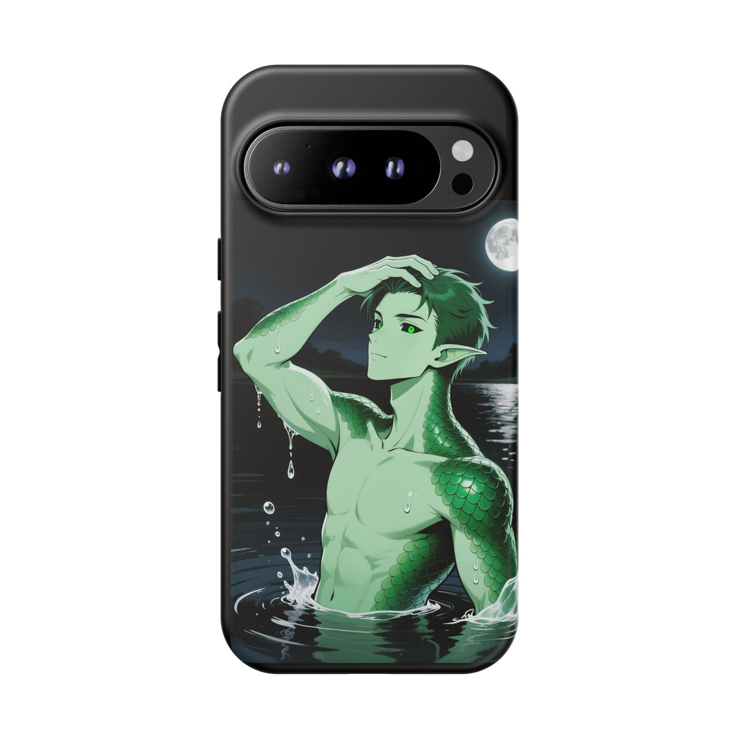 Kel Sea Creature Anime Phone Case — 3D Wrap, Shock-Absorbing (iPhone / Samsung / Pixel) | Yaoi Monsters