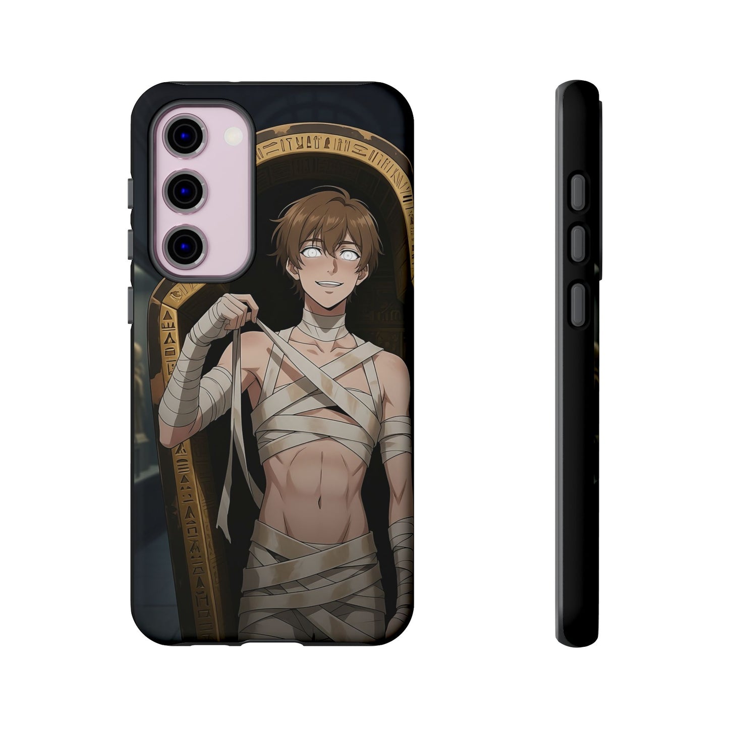 Imhotep Mummy Phone Case – iPhone, Samsung Galaxy & Google Pixel | 3D Wrap Gothic Anime Cover | Yaoi Monsters
