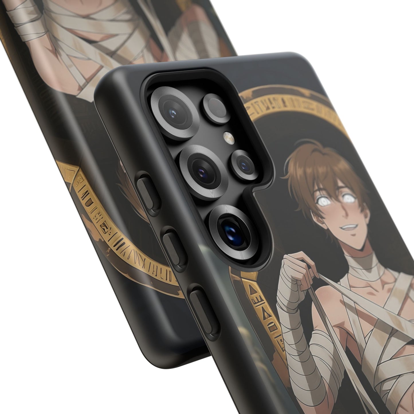Imhotep Mummy Phone Case – iPhone, Samsung Galaxy & Google Pixel | 3D Wrap Gothic Anime Cover | Yaoi Monsters