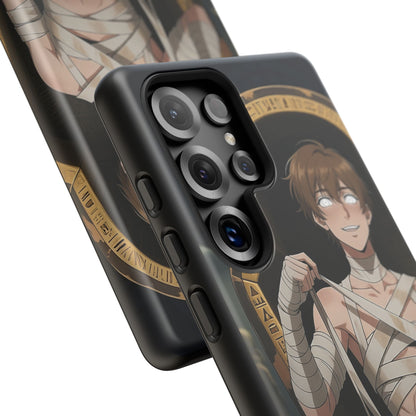 Imhotep Mummy Phone Case – iPhone, Samsung Galaxy & Google Pixel | 3D Wrap Gothic Anime Cover | Yaoi Monsters