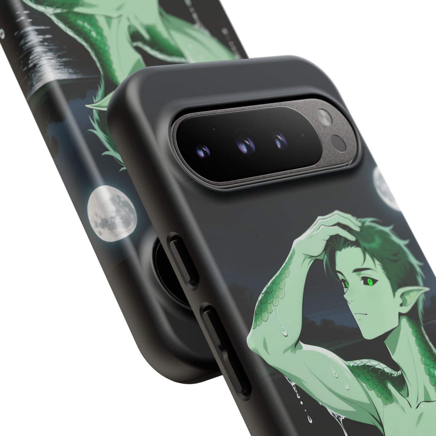 Kel Sea Creature Anime Phone Case — 3D Wrap, Shock-Absorbing (iPhone / Samsung / Pixel) | Yaoi Monsters