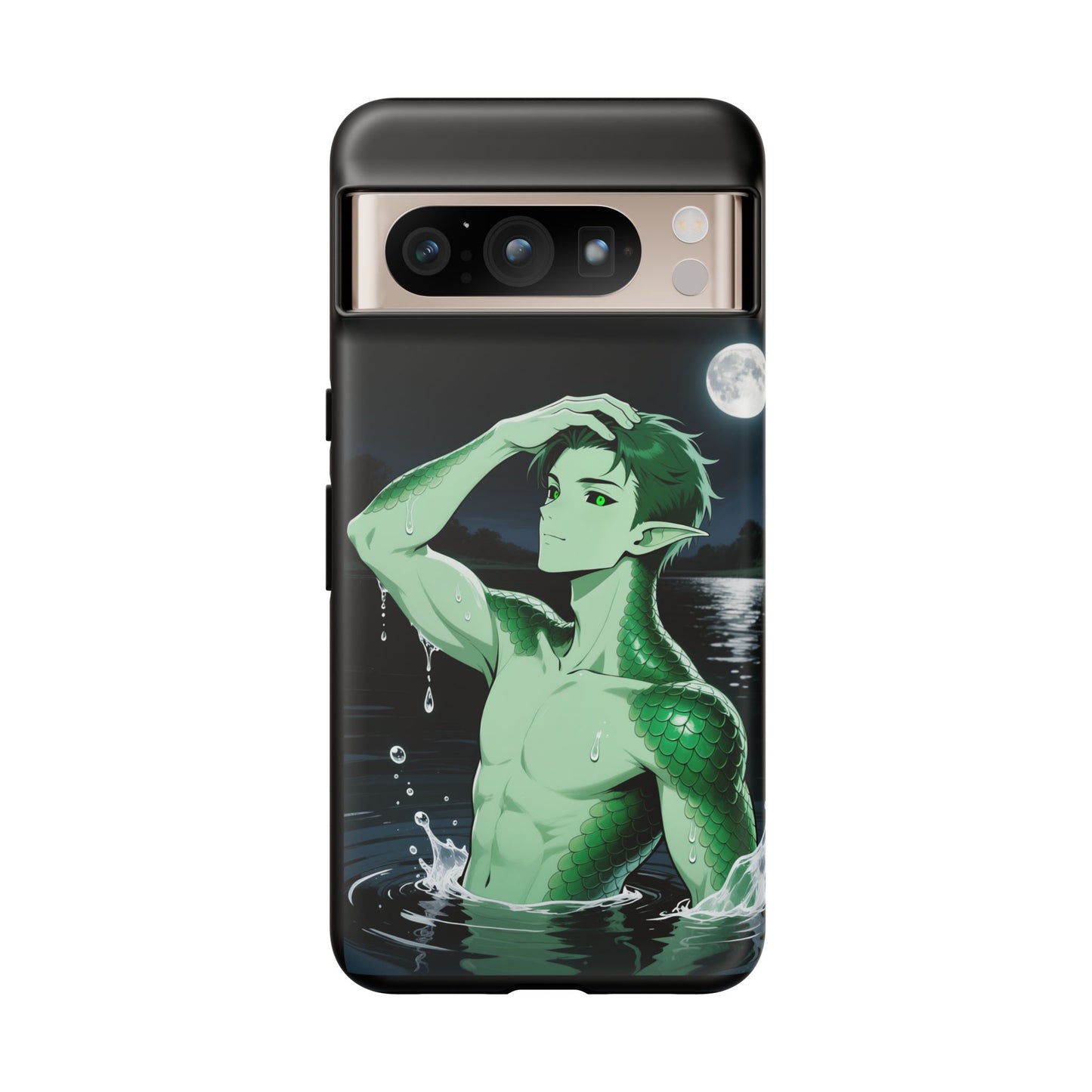 Kel Sea Creature Anime Phone Case — 3D Wrap, Shock-Absorbing (iPhone / Samsung / Pixel) | Yaoi Monsters