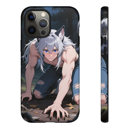 Luca Moonlit Werewolf Tough Phone Case — Anime Wolfman Cover (iPhone, Samsung Galaxy & Google Pixel) | Yaoi Monsters