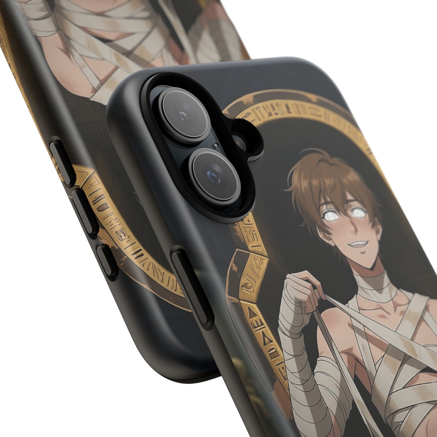 Imhotep Mummy Phone Case – iPhone, Samsung Galaxy & Google Pixel | 3D Wrap Gothic Anime Cover | Yaoi Monsters