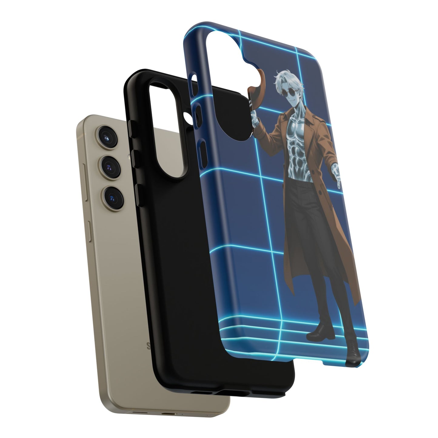 Theodore Marvel Invisible Man Anime Phone Case – iPhone, Samsung & Google Pixel (3D Wrap, Shock-Absorbing) | Yaoi Monsters