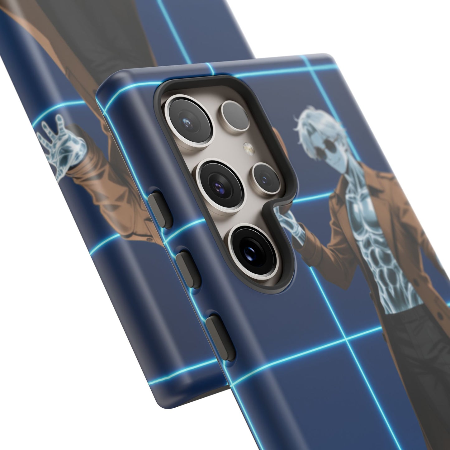 Theodore Marvel Invisible Man Anime Phone Case – iPhone, Samsung & Google Pixel (3D Wrap, Shock-Absorbing) | Yaoi Monsters