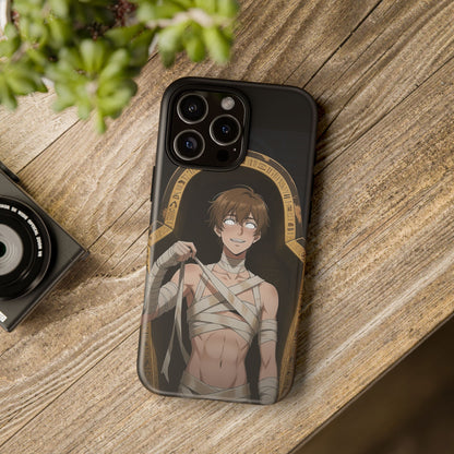 Imhotep Mummy Phone Case – iPhone, Samsung Galaxy & Google Pixel | 3D Wrap Gothic Anime Cover | Yaoi Monsters