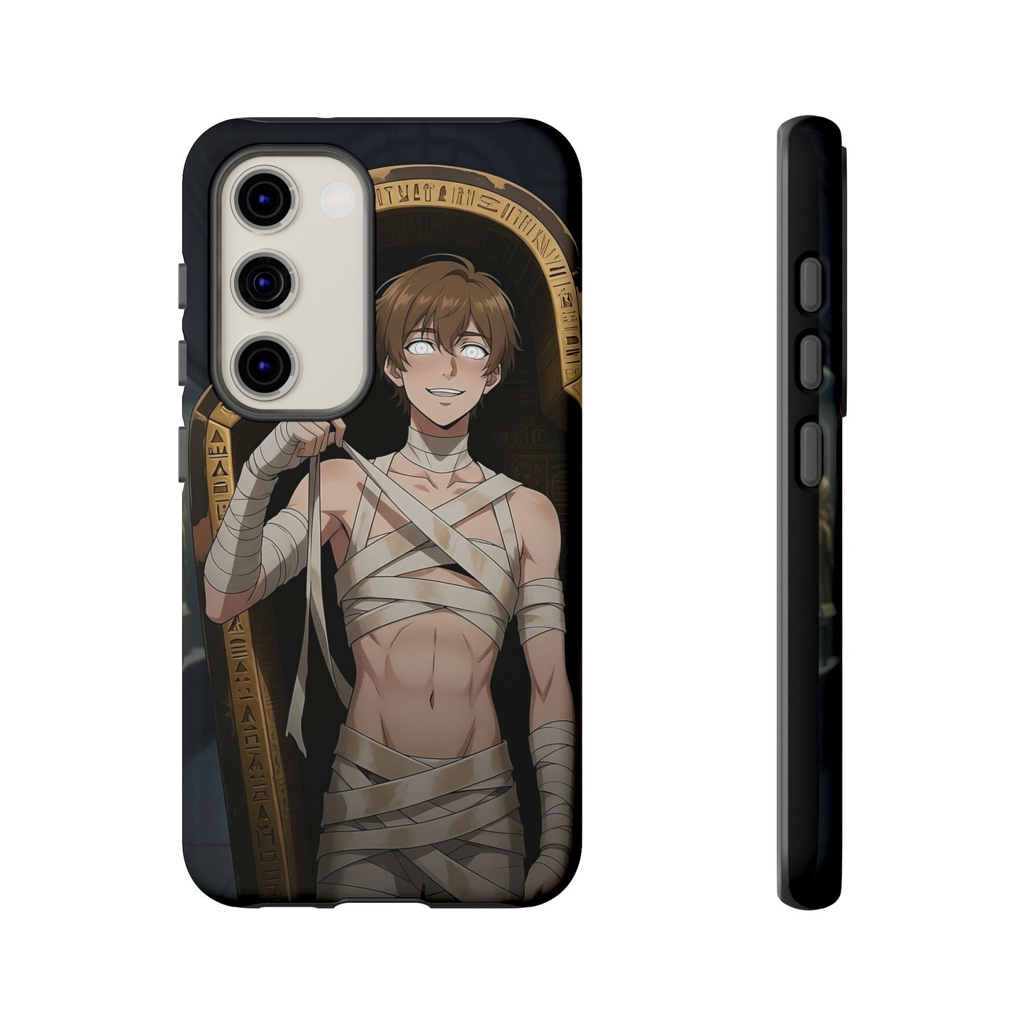 Imhotep Mummy Phone Case – iPhone, Samsung Galaxy & Google Pixel | 3D Wrap Gothic Anime Cover | Yaoi Monsters