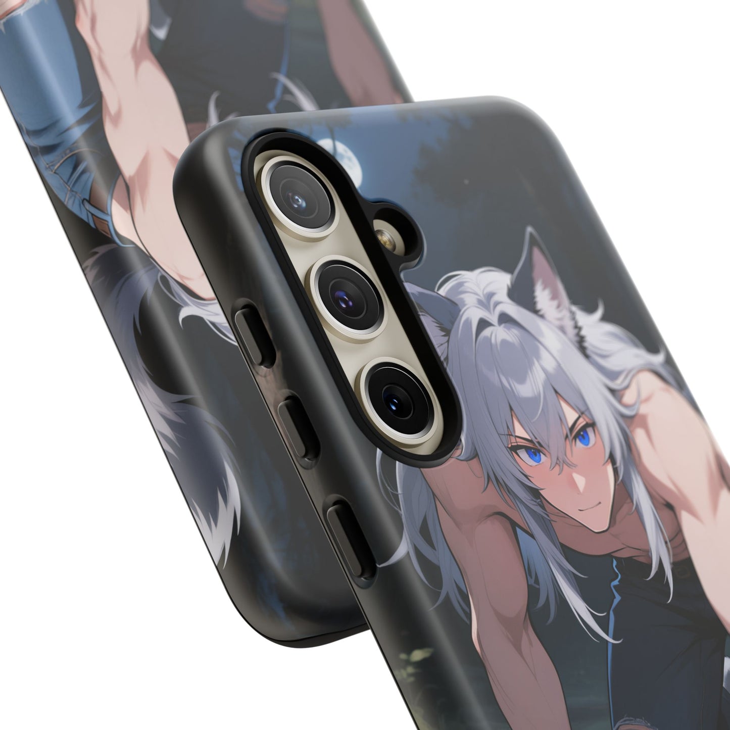 Luca Moonlit Werewolf Tough Phone Case — Anime Wolfman Cover (iPhone, Samsung Galaxy & Google Pixel) | Yaoi Monsters