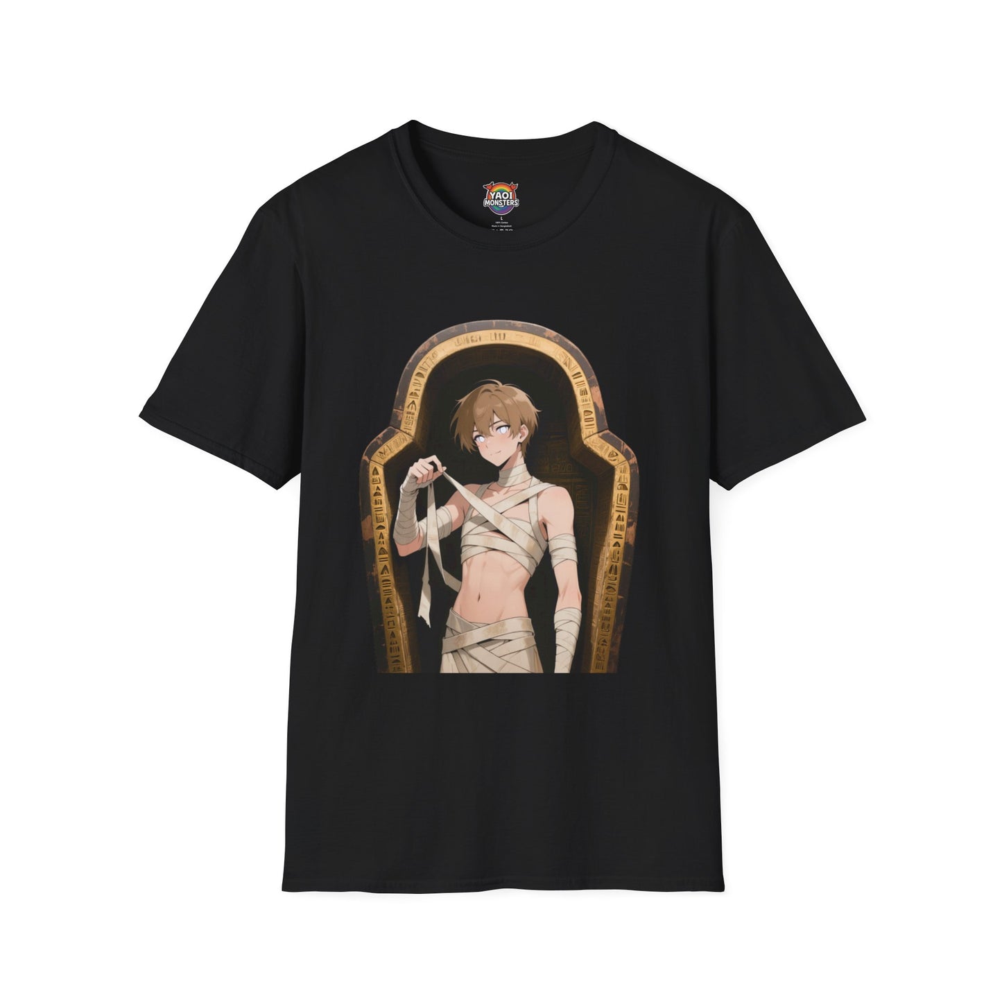 Imhotep Mummy Heartthrob Unisex T-Shirt — Gothic Anime Monster Streetwear | Yaoi Monsters
