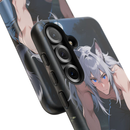 Luca Moonlit Werewolf Tough Phone Case — Anime Wolfman Cover (iPhone, Samsung Galaxy & Google Pixel) | Yaoi Monsters