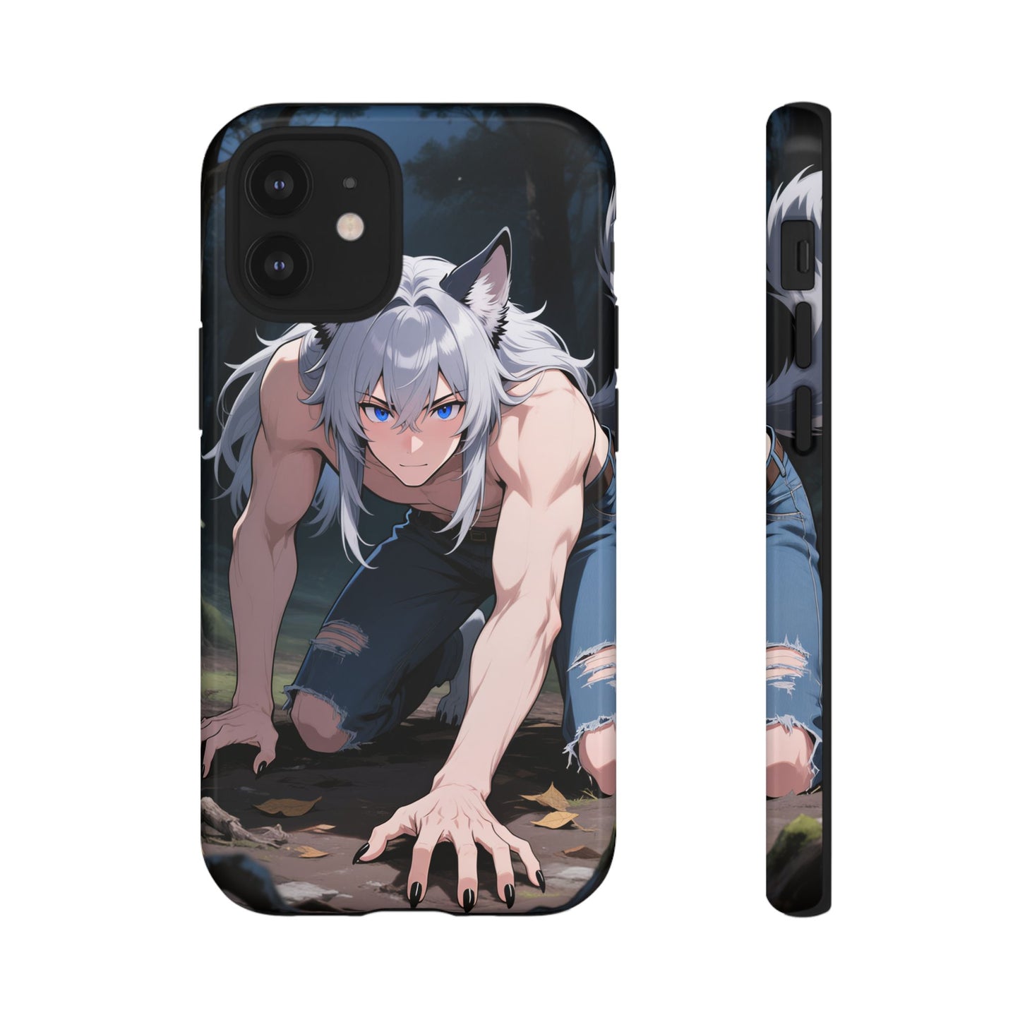 Luca Moonlit Werewolf Tough Phone Case — Anime Wolfman Cover (iPhone, Samsung Galaxy & Google Pixel) | Yaoi Monsters