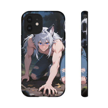 Luca Moonlit Werewolf Tough Phone Case — Anime Wolfman Cover (iPhone, Samsung Galaxy & Google Pixel) | Yaoi Monsters