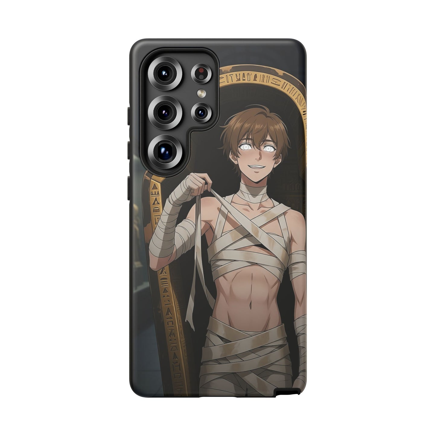 Imhotep Mummy Phone Case – iPhone, Samsung Galaxy & Google Pixel | 3D Wrap Gothic Anime Cover | Yaoi Monsters