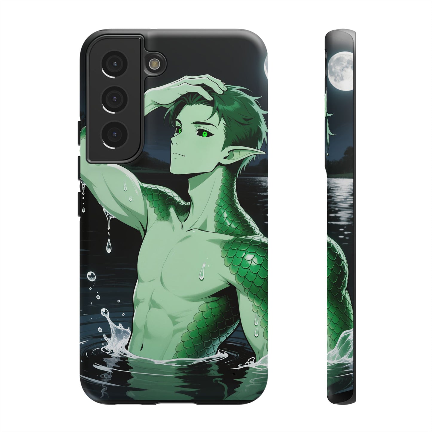 Kel Sea Creature Anime Phone Case — 3D Wrap, Shock-Absorbing (iPhone / Samsung / Pixel) | Yaoi Monsters