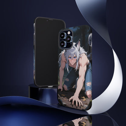 Luca Moonlit Werewolf Tough Phone Case — Anime Wolfman Cover (iPhone, Samsung Galaxy & Google Pixel) | Yaoi Monsters