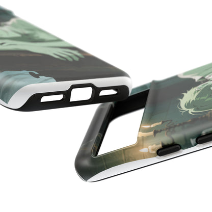 Electric Stare Frankenstein Phone Case — Anime Adam Cover (iPhone, Samsung & Pixel) | Yaoi Monsters