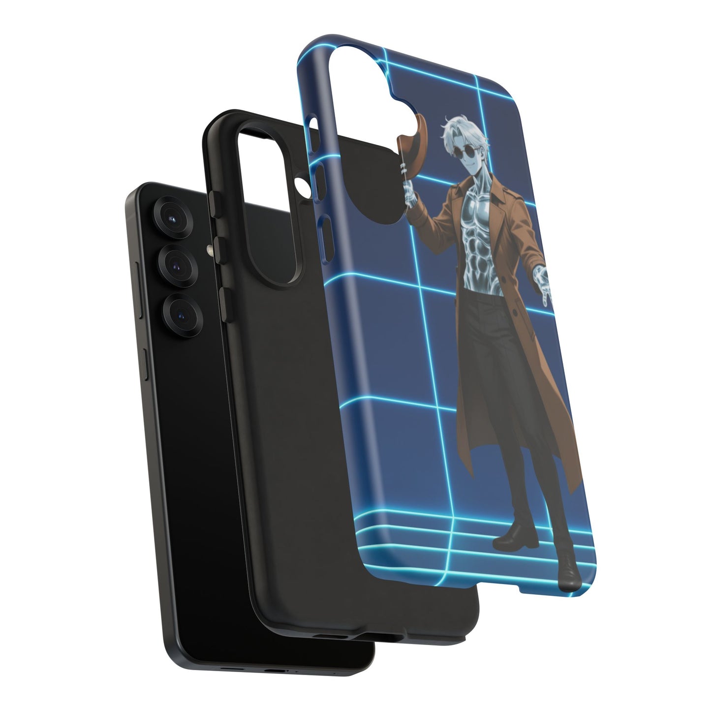Theodore Marvel Invisible Man Anime Phone Case – iPhone, Samsung & Google Pixel (3D Wrap, Shock-Absorbing) | Yaoi Monsters