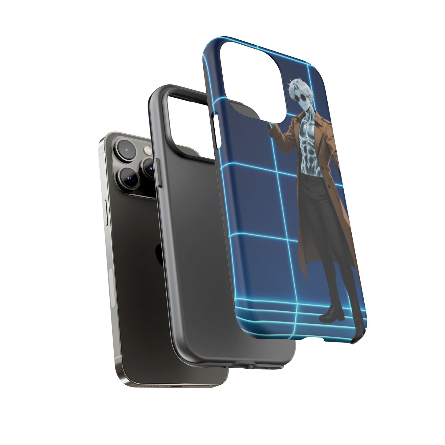 Theodore Marvel Invisible Man Anime Phone Case – iPhone, Samsung & Google Pixel (3D Wrap, Shock-Absorbing) | Yaoi Monsters