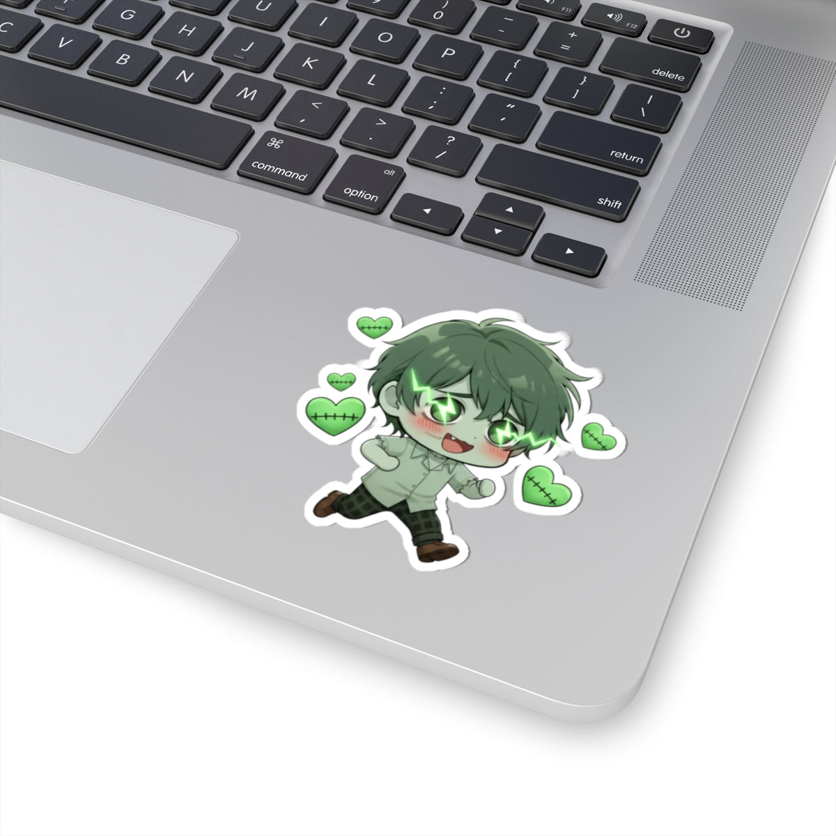 Cutie Monsters Adam “Love Charge” Vinyl Sticker – Running Left
