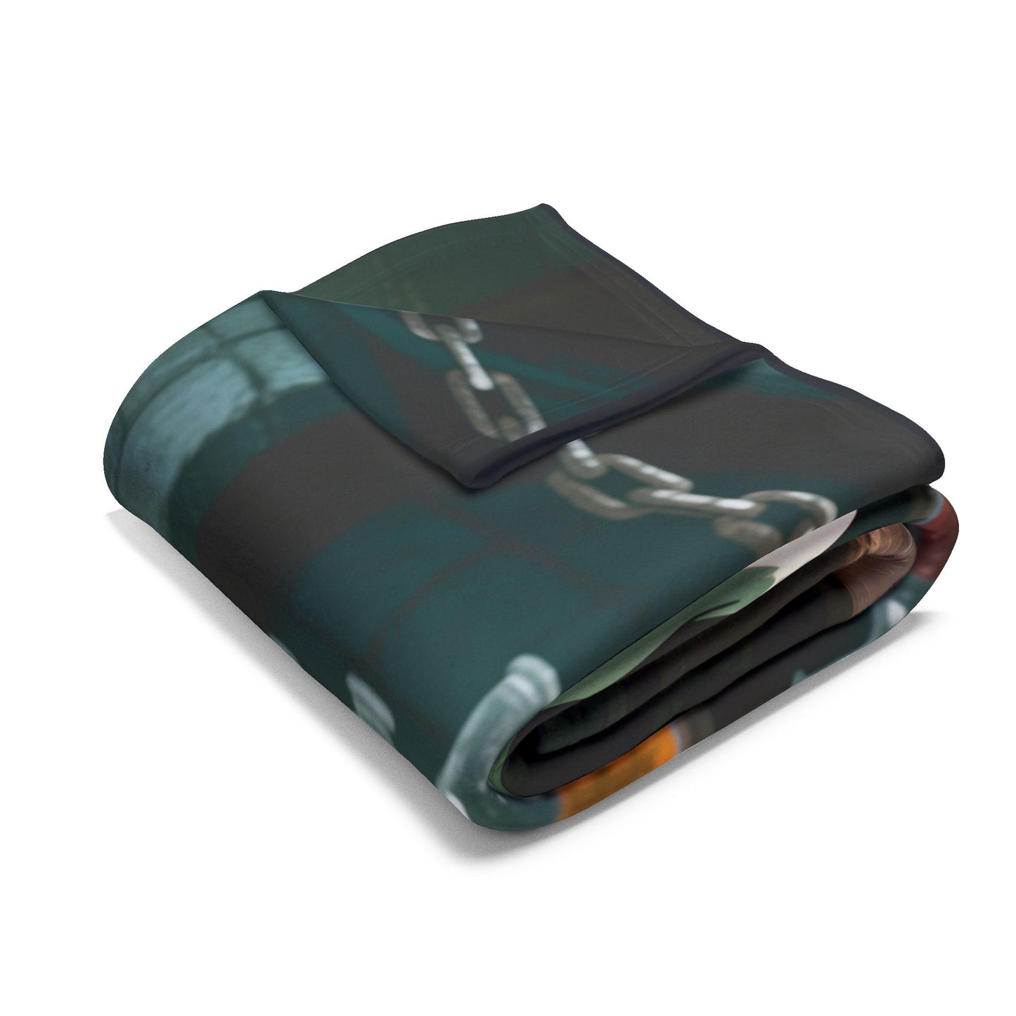 Adam Frankenstein Lab Fleece Blanket — Anime Frankenstein’s Monster Throw | Gothic Cozy Home Decor  | Yaoi Monsters