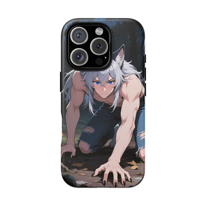 Luca Moonlit Werewolf Tough Phone Case — Anime Wolfman Cover (iPhone, Samsung Galaxy & Google Pixel) | Yaoi Monsters