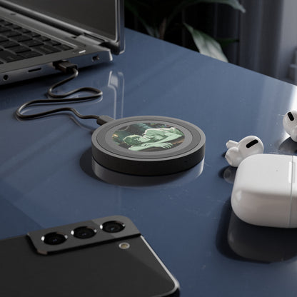 Adam “Lightning Eyes” Frankenstein Wireless Charger — Qi Fast Charge Pad | Yaoi Monsters