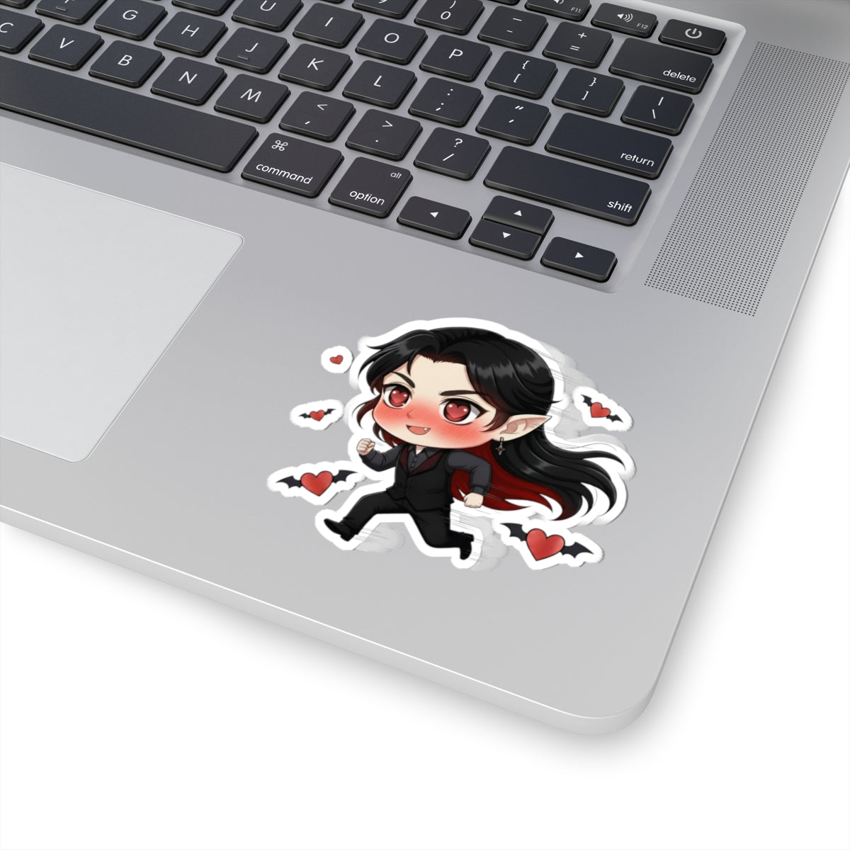 Cutie Monsters Dracula “Love Chase” Vinyl Sticker – Facing Left