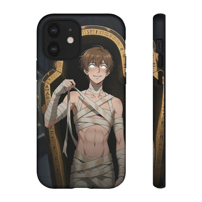 Imhotep Mummy Phone Case – iPhone, Samsung Galaxy & Google Pixel | 3D Wrap Gothic Anime Cover | Yaoi Monsters