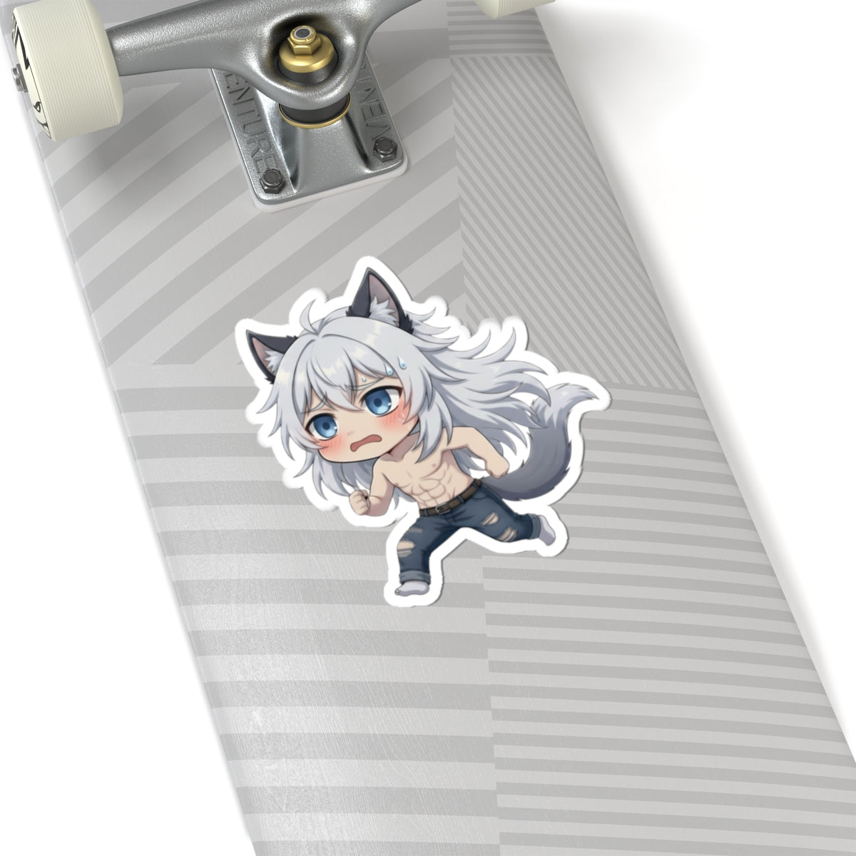 Cutie Monsters Luca “Panic” Vinyl Sticker – Running Away Right