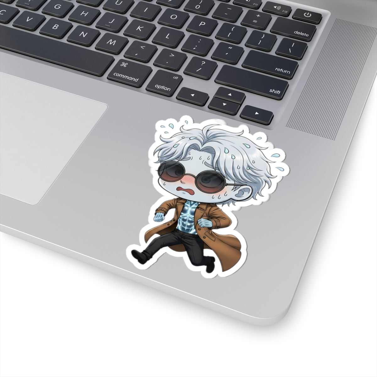 Cutie Monsters Theodore Marvel “Panic” Vinyl Sticker – Running Away Right