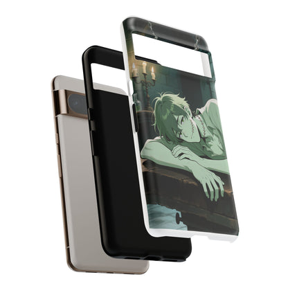 Electric Stare Frankenstein Phone Case — Anime Adam Cover (iPhone, Samsung & Pixel) | Yaoi Monsters