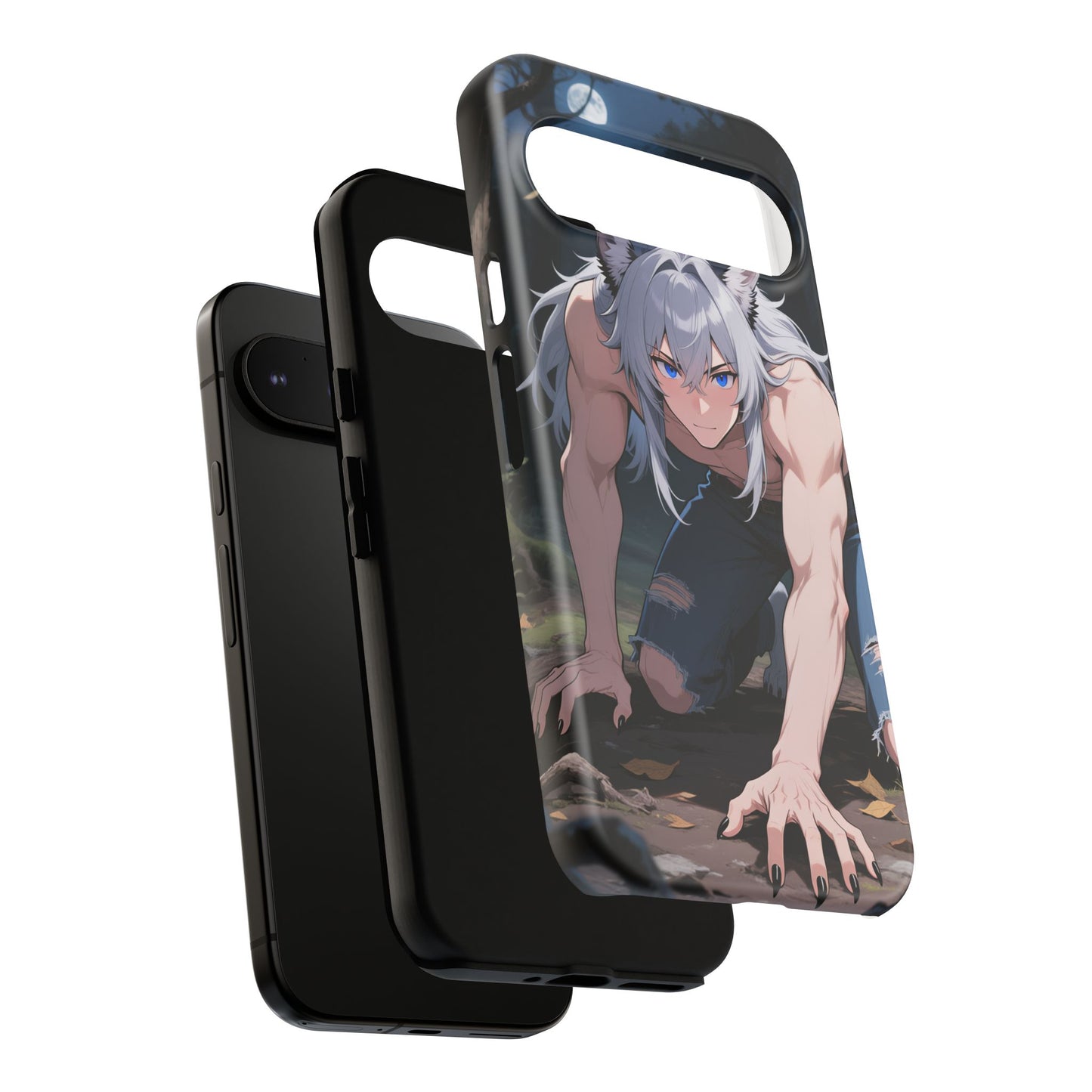 Luca Moonlit Werewolf Tough Phone Case — Anime Wolfman Cover (iPhone, Samsung Galaxy & Google Pixel) | Yaoi Monsters