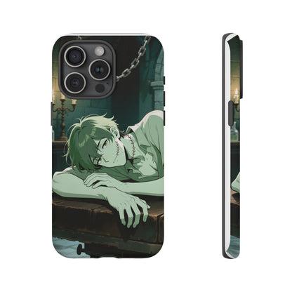 Electric Stare Frankenstein Phone Case — Anime Adam Cover (iPhone, Samsung & Pixel) | Yaoi Monsters